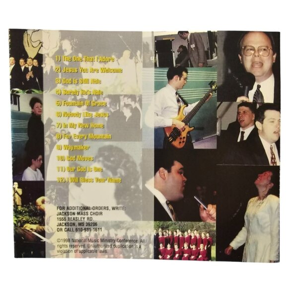 The Jackson Mass Choir God Is Still Able Live! Music CD 1998 37759cd - Picture 2 of 2